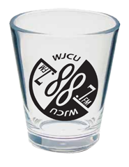 WJCU shot glass mock-up
